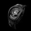 Relógio de homem Tsar Bomba Watch preto com pulseira de borracha TB8213 - All Black Automatic 44MM