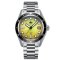 Męski srebrny zegarek Phoibos Watches ze stalowym paskiem Argo PY052F - Automatic 40,5MM