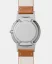 Reloj Eone plateado de hombre con correa de piel Bradley Voyager - Silver 40MM