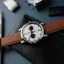 Reloj Henryarcher Watches plata para hombre con correa de cuero Kvantum - Vektor Windsor Tan 41MM