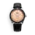 Stříbrné pánské hodinky Vulcain s koženým páskem Skindiver Nautique - Brown - BLACK CALF SKIN LEATHER ALLIGATOR-PRINTED 44,5MM Automatic