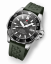 Men's silver Swiss Military Hanowa watch with rubber strap Dive 1.000M SMA34092.09 45MM Automatic