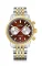 Relógio Delma Watches prata para homens com pulseira de aço Continental Silver / Red Gold 42MM Automatic