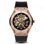 Ralph Christian gouden rubberen horlogeband voor heren Prague Skeleton Deluxe - Rose Gold Automatic 44M