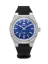 Strieborné pánske hodinky Nivada Grenchen s textilným opaskom F77 STAINLESS STEEL LAPIS LAZULI 68009A77-BC 37MM Automatic