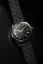 Relógio Nivada Grenchen prata para homens com pulseira de borracha Antarctic 35001M01 35MM