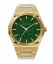 Men's gold Paul Rich watch with steel strap Star Dust II - Gold / Green 43MM