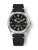 Montre Nivada Grenchen pour homme en couleur argent avec bracelet en cuir Super Antarctic 32024A15 38MM Automatic