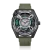 Reloj Mazzucato negro para hombre con goma LAX Dual Time Black / Green - 48MM Automatic