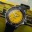 Męski srebrny zegarek Circula Watches z gumowym paskiem DiveSport Titan - Madame Jeanette / Black DLC Titanium 42MM Automatic