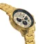 Louis XVI geel herenhorloge met stalen band Palais Royale 1087 - Gold 43MM