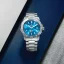 Men's Venezianico silver watch with steel strap Nereide Tungsteno 4521501C Blue 42MM Automatic