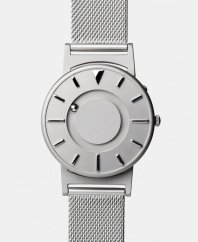 Muški srebrni sat Eone s čeličnim remenom Bradley Mesh - Silver 40MM