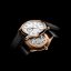 Relógio masculino Epos em ouro com pulseira de couro Originale 3408.208.24.30.15 39MM Automatic