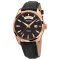 Men's gold Epos watch with leather strap Passion 3402.142.24.15.25 43MM Automatic