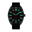 Strieborné pánske hodinky Circula Watches s gumovým pásikom AquaSport II - Rot 40MM Automatic