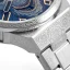 Orologio da uomo Bomberg Watches colore argento con cinturino in acciaio ICONIC BLUE 43MM Automatic