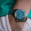 Relógio Fathers Watches prata para homens com pulseira de aço Outdoor Adventure Steel 40MM Automatic