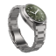 Stříbrné pánské hodinky Circula s ocelovým páskem ProTrail - Green 40MM Automatic