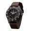 Hnedé pánske hodinky Marathon Watches s nylonovým pásikom Official USMC Sage Green Pilot's Navigator with Date 41MM
