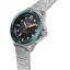 Relógio Circula Watches prata para homens com pulseira de aço DiveSport Titan - Black / Petrol Aluminium 42MM Automatic