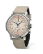 Męski srebrny zegarek Undone Watches ze skórzanym paskiem Vintage Killy 40MM