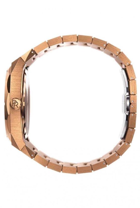 Ružovo zlaté pánske hodinky Paul Rich s oceľovým pásikom Star Dust Frosted - Rose Gold Automatic 45MM