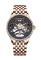 Relógio Agelocer Watches ouro para homens com pulseira de aço Schwarzwald II Series Gold / Black Rainbow 41MM Automatic