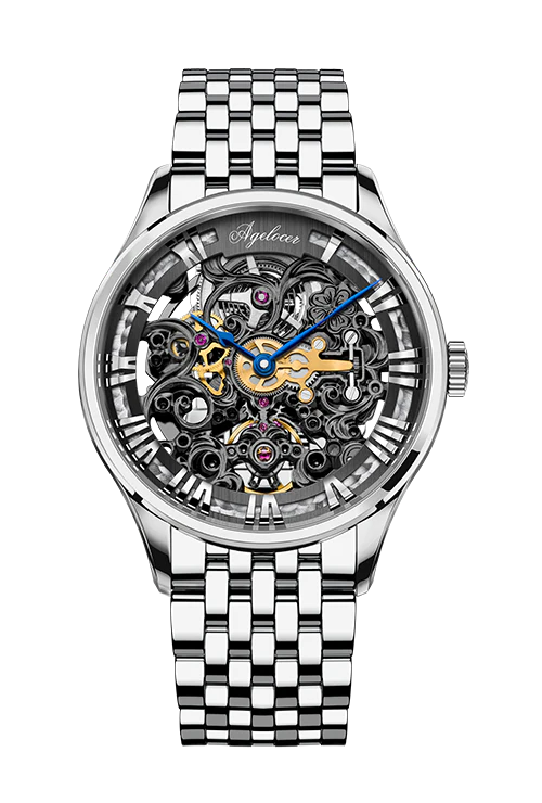 Men's silver Agelocer Watch with steel strap Bosch Series Steel