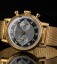 Zilverkleurig herenhorloge van Undone Watches met stalen riem Vintage Tuxedo Gold 40MM