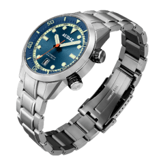 Men's silver Audaz watch with steel strap Seafarer ADZ-3030-02 - Automatic 42MM