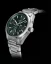 Men's silver watch Vincero with steel strap The Reserve Automatic Dark Olive/Silver 41MM