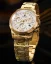 Women's gold Louis XVI watch with steel strap Palais Royale Woman With Diamond 6002 - Gold 38MM
