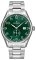 Orologio da uomo Delbana Watches in argento con cinturino in acciaio Fiorentino Silver / Green 42MM