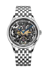 Reloj Agelocer Watches plata para hombre con correa de acero Bosch Series Steel Silver / Black 40MM Automatic