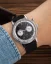 Men's silver Undone Watch with leather strap Urban Automatic Eclipse 40MM