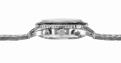 Muški srebrni sat Nivada Grenchen s čeličnim pojasom Broad Arrow 86007M04 38MM Manual