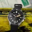 Herrenuhr aus Silber Circula Watches mit Gummiband DiveSport Titan - Black DLC Titanium 42MM Automatic