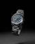 Relógio Vincero de homem preto com pulseira de aço The Reserve Automatic Gunmetal/Slate Blue 41MM