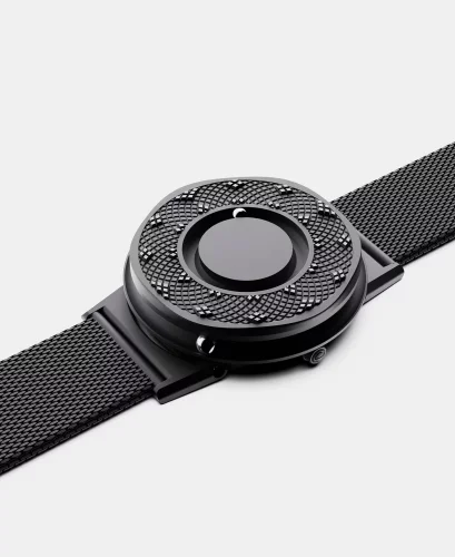 Czarny zegarek męski Eone ze stalowym paskiem Switch Sunflower - Black 40MM