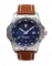 Silberne Herrenuhr ProTek Watches mit Lederband Dive Series 2003 42MM