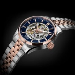Relógio masculino Epos prateado com pulseira de aço Passion 3501.135.34.16.44 41MM Automatic
