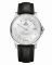 Stříbrné pánské hodinky Swiss Military Hanowa s koženým páskem SM30200.11 Silver 39MM