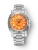 Men's silver Nivada Grenchen watch with steel strap Orange Depthmaster 14127A20 39MM Automatic