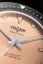 Men's silver Vulcain watch with rubber strap Skindiver Nautique - Salmon Beige Luminova - Rubber 44,5MM Automatic