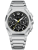 Stříbrné pánské hodinky NYI Watches s ocelovým páskem Lenox - Silver 41MM
