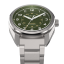 Men's silver Circula Watch with steel strap ProTrail - Green 40MM Automatic