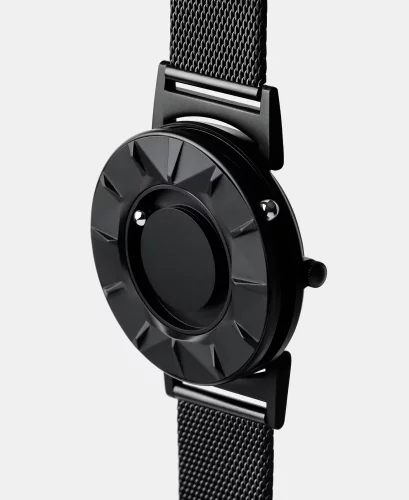Μαύρο ρολόι Eone για άντρες με ιμάντα από χάλυβα Bradley Element - Black 40MM