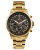 Goldene Louis XVI Herrenuhr mit Stahlband Palais Royale 1018 - Gold 43MM