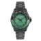 Relógio Out Of Order Watches prata para homens com pulseira de aço Trecento Green 40MM Automatic